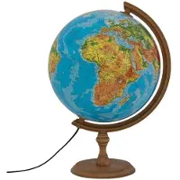 Zachem Fysische wereldbol met verlichting 32 cm - Globus fizyczny podświetlany 32 cm