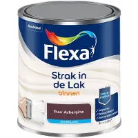 Flexa - Strak In De Lak Binnenlak Zijdeglans - Puur Aubergine - Mengverf - 1 L