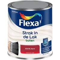 Flexa - Strak In De Lak Buitenlak Hoogglans - 100% Kers - Mengverf - 1 L