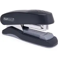 Rapesco Agrafeuse à Plat Demi-Bande Noir