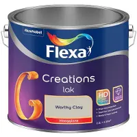 Flexa - Creations Lak Hoogglans - Worthy Clay - Mengverf - 2,5 L