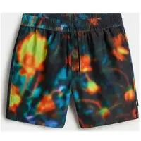 Vans - PRIMARY PRINT ELASTIC BOARDSHORT - Black/Multi - l