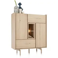 Xooon Valgard highboard 120 cm 2-deurs/LED