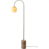 It´s about RoMi Booglamp - vloerlamp Tivoli, crème / amber, Woon-/ Eetkamer, Steen, Modern, booglamp