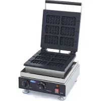 Maxima Wafelijzer - 6 Stuks - Lolly Brusselse Wafel
