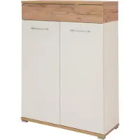 Germania Topix schoenenkast van houtmateriaal wit/bruin