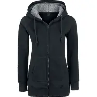 Forplay Vest met capuchon - Teddy Hoodie - S tot L - voor Vrouwen - zwart - Maat M