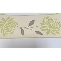 Rasch Groen bruin behangrand 482607