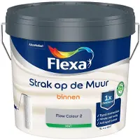 Flexa - Strak Op De Muur Binnen Mat - Flow Colour 2 - Mengverf - 5 L