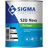 Sigma S2U Nova Primer | Grondverf Binnen 1 LTR - Wit