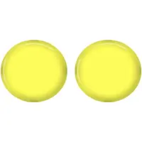 Charme Bijoux Clip oorbellen- Geel- 2 cm- geen gaatje-