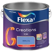 Flexa - Creations Lak Hoogglans - 85% Iris - Mengverf - 2,5 L