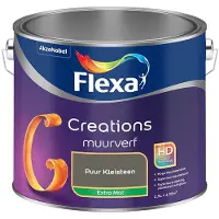 Flexa - Creations Muurverf Extra Mat - Puur Kleisteen - Mengverf - 2,5 L