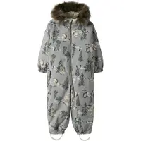 Name it Functioneel pak 'NMNSNOW10' bruin / grijs / lichtgrijs