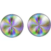 Charme Bijoux Clip oorbellen- Spiro- 2 cm- Multi- geen gaatje-