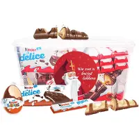 Kinder chocolade - Partymix van Sinterklaas - "Wie zoet is, krijgt lekkers!" - 850g
