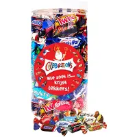 Celebrations Mars chocolade van Sinterklaas "Wie zoet is krijgt lekkers!" - Twix, Snickers, Mars, Bounty, MilkyWay, Galaxy & Maltesers - 580g