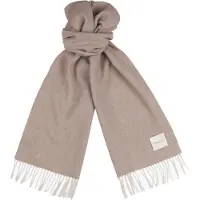 Profuomo sjaal beige effen lamwol