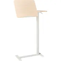 Beliani SCHOLA - Laptoptafel - Lichtbruin/Wit - 70 x 40 - Vezelplaat