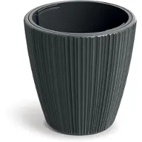 Prosperplast Bloempot Rond Oro Round 47cm DONKERGRIJS