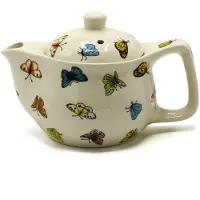 Ancient Wisdom Kleine kruidentheepot - Vlinders - cadeau geschenkset vrouwen geschenkset mannen