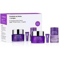 Clinique Smart Clinical Repair Wrinkle Correcting Cream 3-set cream 50 ml + Wrinkle Correcting Serum 5 ml + Overnight Recovery Cream + Mask 5 ml + Take The Day Off Cleansing Balm 15 ml