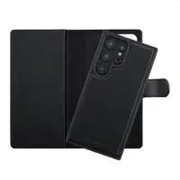 Selencia Olyn Uitneembare Bookcase met MagSafe voor de Samsung Galaxy S24 Ultra - Zwart