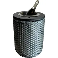 COOTAB Cooler Table 4-in-1 Loungetisch mit Edelstahl-Kühler London 50 cm