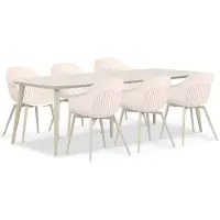 Lifestyle Garden Furniture Lifestyle Lissabon/Vienna 240 cm dining tuinset 7-delig