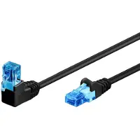 Goobay U/UTP Cat 6a kabel haaks -