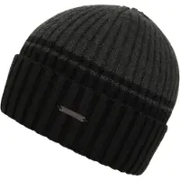 Chillouts Muts 'Malik' donkergrijs / zwart