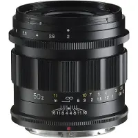 Voigtländer APO-Lanthar 50mm F/2 Type II Nikon Z zwart