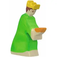 Holztiger Houten figuur BALTHAZAR 3 - Handgeschilderd - Europese productie