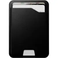 Nomad Leather Mag Wallet met Apple Find My Tracking - Black