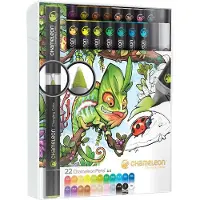 Chameleon Color & Blending System verfstiften Deluxe set (22 stiften met 22 color tops)