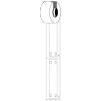 Brady M6-15x75-7643-WT polyurethaan labels wit 15 mm x 75 mm (origineel)