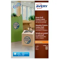 Avery Zweckform L7106-20 productetiketten, diameter: 60 mm, 240 etiketten, kraft