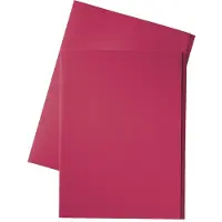 Esselte inlegmap van dossierkarton met 10 mm overslag folio rood (100 stuks)