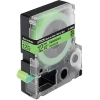 Epson LC-4GBF9 tape zwart op fluorescerend groen 12 mm (origineel)