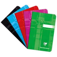 Clairefontaine Metric notitieboek 90 x 140 mm geruit 48 vellen assorti 10 stuks (5 mm)