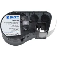 Brady M-91-498 herpositioneerbare vinylweefsel labels 25,4 mm x 38,1 mm (origineel)