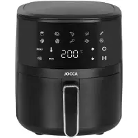 Jocca Airfryer - Heteluchtfriteuse - Digitale Airfryer - Airfryers - 4L - Airfryer xl - Airfryer xxl - 1200W - Zwart - 2219