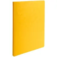 Exacompta 50x Map met gerilde rug in glanskarton 400g/m2 - 24x32cm - Geel - 11506H