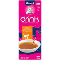 Vitakraft Voordeelpakket: 45x30g kattendrank met kip en taurine kattensnacks
