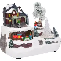 vidaXL Kerst Tafelversiering Multikleur 23,5 x 16 x 18,5 cm Kunststof