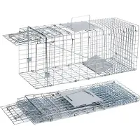 VerminBuster Opvouwbare Vangkooi Kat - 79 x 28 x 33cm - Kattenvangkooi - Kattenverjager - Vangkooi voor dieren