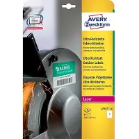 Avery-Zweckform L7917-10 Folie-etiketten 210 x 297 mm Polyethyleen folie Wit 10 stuk(s) Permanent hechtend Laser (kleur), Laser (zwart/wit), Kopiëren (kleur),