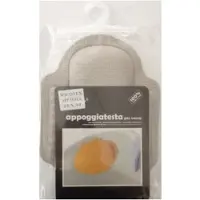 Wicotex Antislip badkussen 25x34cm grijs grijs PVC Badkussen
