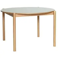 Hubsch Oblique tafel rond grijs - 882036