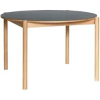 Hubsch Oblique tafel rond zwart - 882038